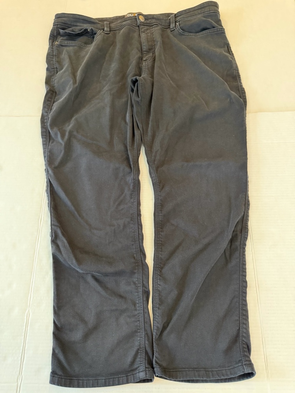 Du/er N2X Relaxed Tapered Performance Men's Black Casual Pants